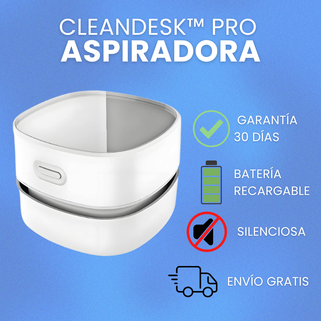 CleanDesk™ Pro - Mini Aspiradora